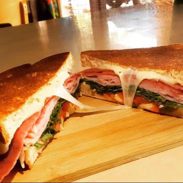 Ham Brie Tomato Melt.