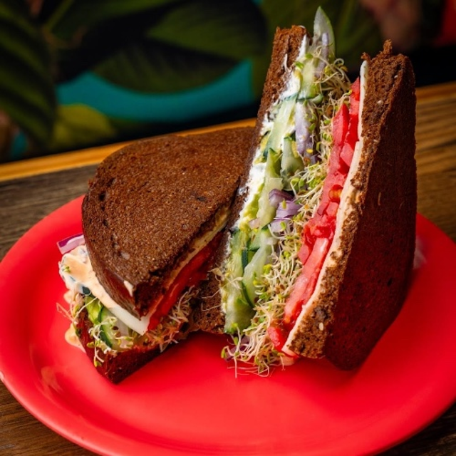 The Veggie Sandwich.